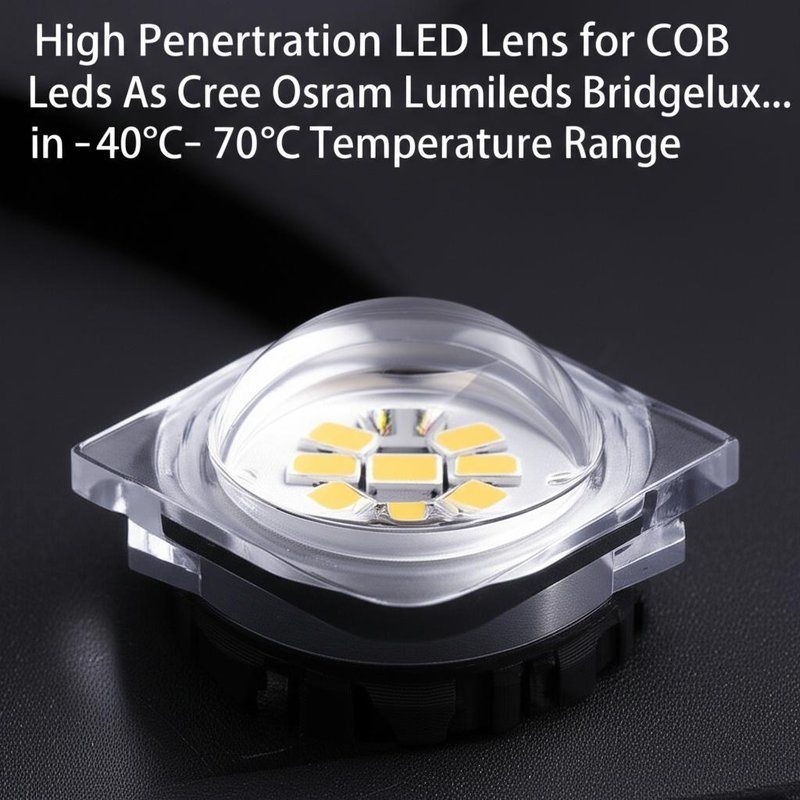 High Penetration PMMA LED Lens for COB LEDs